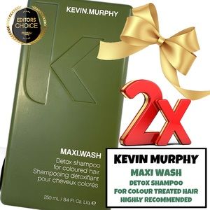 2X BNWSEAL KEVIN MURPHY Maxi Wash Detox Shampoo For Colored Hair